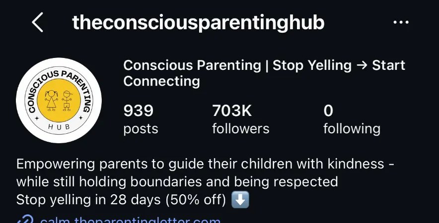 @theconsciousparentinghub theme page